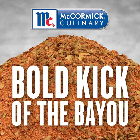 McCormick Culinary Bayou Cajun Seasoning, 21 oz - Made With Aromatic Spices for Jambalaya and Gumbo
