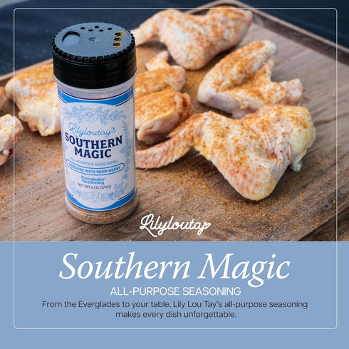 6 oz Everglades Lily Lou Tay's Southern Magic Seasoning - All-Purpose Southern Spice Blend