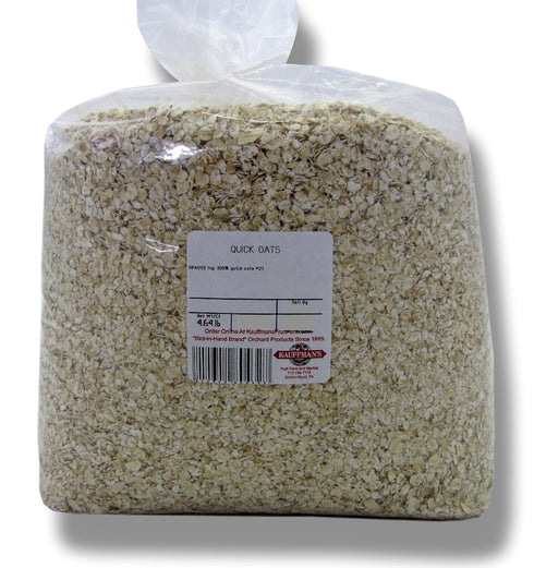 Kauffman's Fruit Farm Bulk Non-GMO Quick Oats, 5 LB. Bag (Pack of 2)