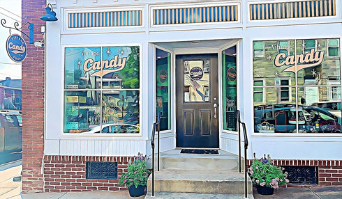 Peanut Butter Puffs - One Pound Gift Bag from Plantation Candy