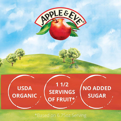 6.75 Fluid-oz, 40 Count Apple & Eve Organics Apple Juice