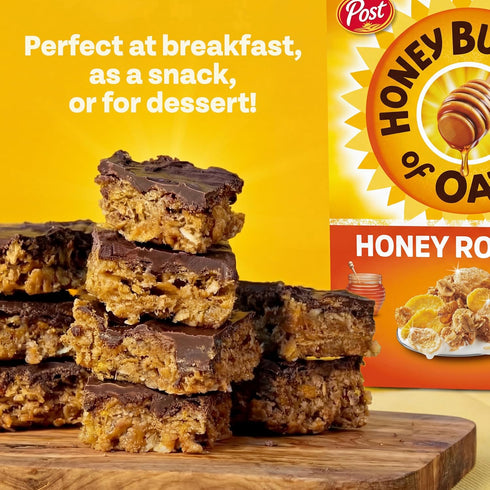 2 oz (Pack 12) Honey Bunches of Oats Honey Roasted Breakfast Cereal Cup with Oats and Granola Clusters, Easy On-The-Go