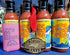 Sea Monster Sauces 1 1 1 Sampler - Bottle Surfer Slappin! Sauce - Bottle Danger Berry - Bottle Lift Up Hot Sauce