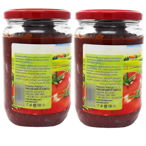 Tukas 24.7 2 Pack Premium Turkish Tomato Paste Ounce