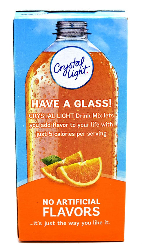 10 Count (Pack 1) Crystal Light, Drink Mix Classic Orange