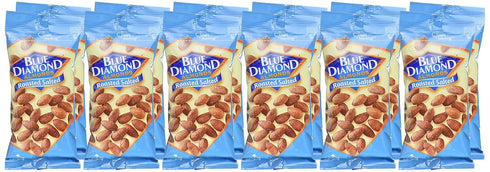 4 oz, 12 Count Blue Diamond Almonds, Roasted Salted