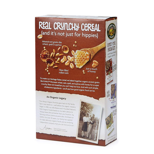 13.25 (Pack 6) Nature's Path Organic Heritage Flakes Cereal, Ounce