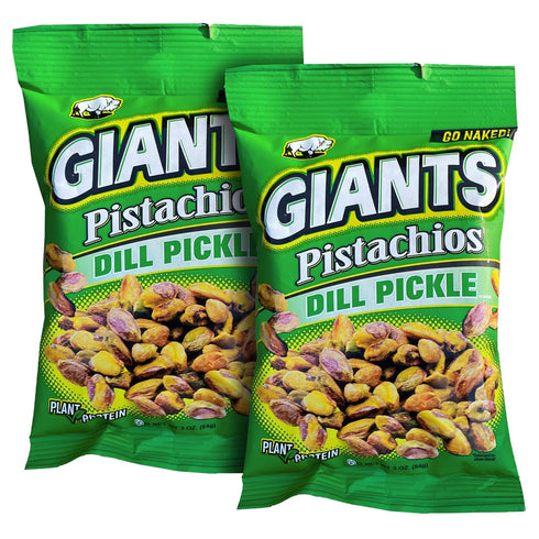 GIANTS Go Naked Dill Pickle Pistachios - Shelled Pistachios, Pistachio Nuts, Pistachios