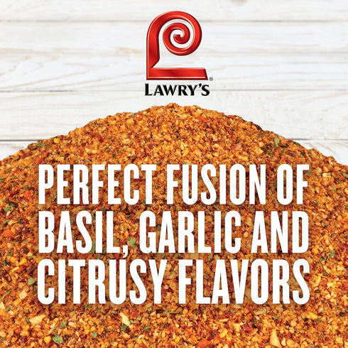 Lawry's Sweet Basil, Citrus & Garlic Rub, 23 oz - Perfect Spice Blend for Roasts, Tenderloins, Ribs, Pork Chops