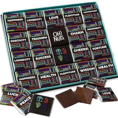Oh! Nuts Chocolate Gift Basket - Gourmet Belgium Chocolates Gifts Baskets -