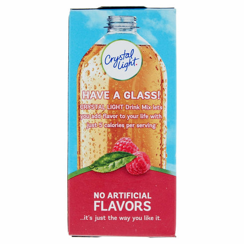 5 Packet, 0.09 Packets, 10 Count (Pack 6) Crystal Light On-The-Go Drink Mix, Natural Flavor Powdered Beverage Mix, Made