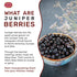 Spicy World 14 Juniper Berries Whole Ounce Bag- Pure - Great for Cooking, Drinks, Tea & More!