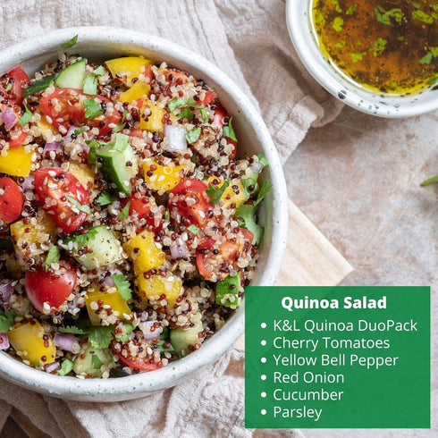 12-Cups) Quinoa Quick Cups (Fully Cooked Red & White Quinoa