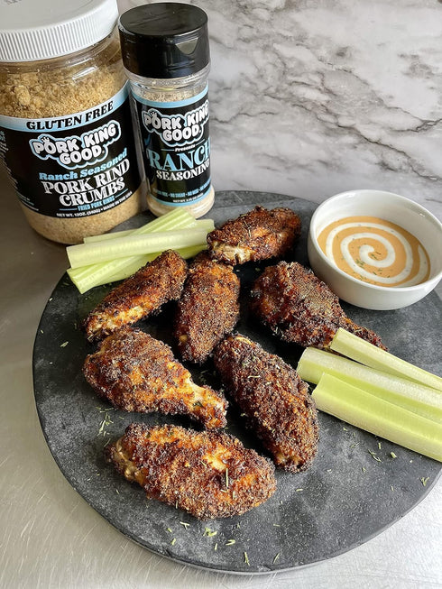 Pork King Good Ranch Seasoning for Cooking and Popcorn, Keto Friendly, Paleo, Gluten Free