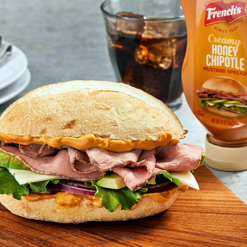 12 oz (Pack 8) French's Creamy Honey Chipotle Mustard Spread
