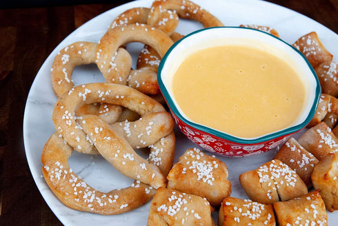 (13.1 (Pack 1), Mom's Place Gluten Free Soft Pretzels with Sea Salt Mix, Soft Pretzel Making Kit Ounce of Pretzels)