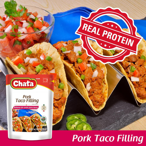 7 OZ Chata Pork Taco Filling Pouch