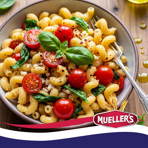 (12-Pack, 16 oz Classic Cavatappi Pasta Each) Muellers corkscrew-shaped pasta is designed to hold onto sauces, cheese