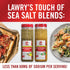 Lawry's Roasted Garlic Seasoning with Sea Salt, 24.5 oz - Low Sodium, Perfect for Steaks, Roasts, and Vegetables