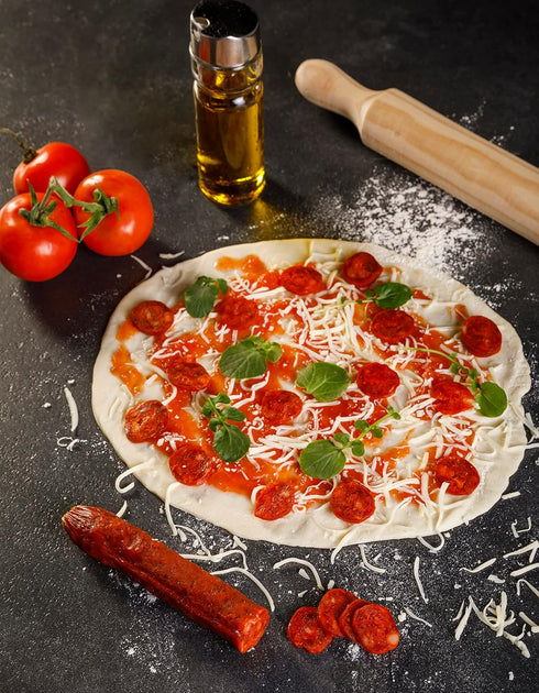 (1 pack 7.05 Oz.) PALACIOS - Authentic Spanish Chorizo. All Natural Ground Pork IBRICO Smoked Sausage Recipe, Dry Cured