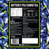 BLUE TEA Butterfly Pea Flower Tea, 3.52 Oz Loose, Antioxidant Rich, Caffeine Free Detox Tea