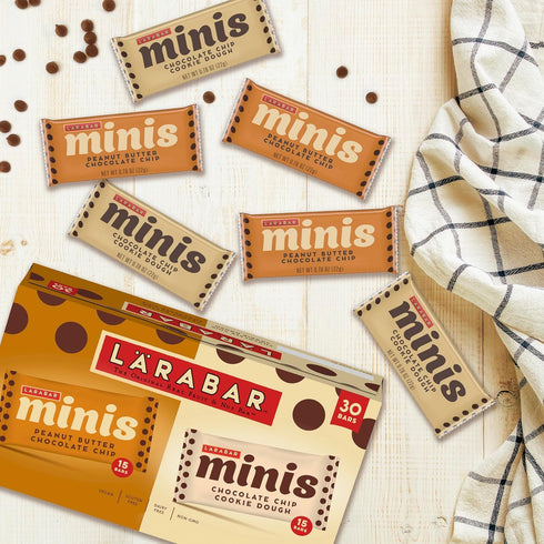 Pack, 30 ct,(Pack 2) LRABAR Chocolate Mini Bars Variety Gluten Free Vegan Fruit & Nut Bars