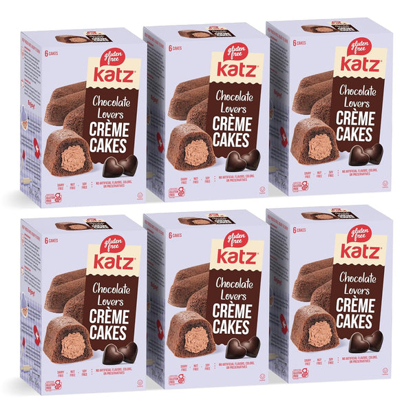Katz Gluten Free Chocolate Lovers Creme Snack Cakes. Free of Dairy, Soy,