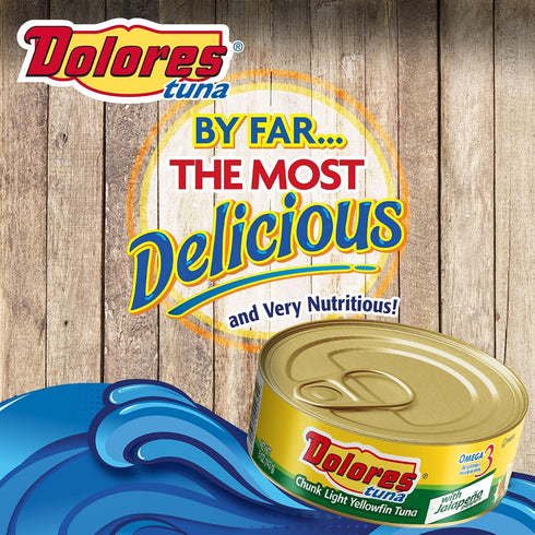 5 Dolores Yellow Fin Tuna with Jalapenos, Ounce