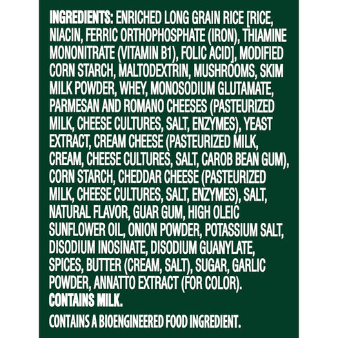 3 8 2.6 oz Knorr Rice Cup Cheese Mushroom Risotto ct Delicious Rice Dish No Artificial Flavors or Preservatives