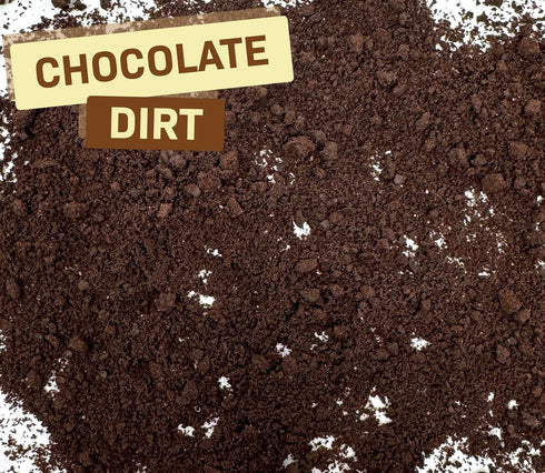 2 Chocolate Cookie Crumbs, Chocolate Graham Cracker Crumbs Pie Crust, Dirt Coffee Topping and Dessert Ice Cream Topping
