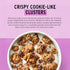 11oz (3 Pack) Purely Elizabeth, Cookie Granola, Oatmeal Raisin, Bag
