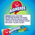 Pack 36 Airheads SOUR Candy Bars, Sour Blue Blast Flavored, Bulk, Concessions, Parties, of Bars