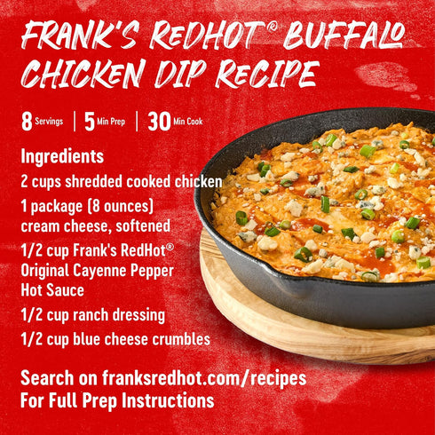 12 oz (Pack 12) Frank's RedHot Original Hot Sauce, fl
