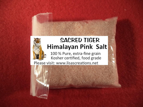 4 Sacred Tiger Ounce Himalayan Pink Salt (Shaker Refill)