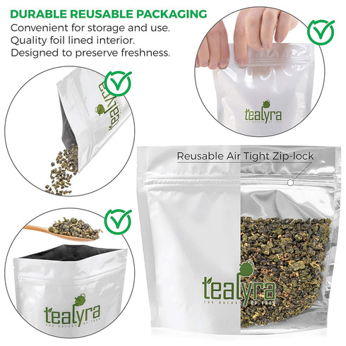 Tealyra - Osmanthus Gui Hua Oolong - Taiwanese Oolong Loose Leaf Tea, Sweet and Aromatic Taste, 220g (8-ounce)