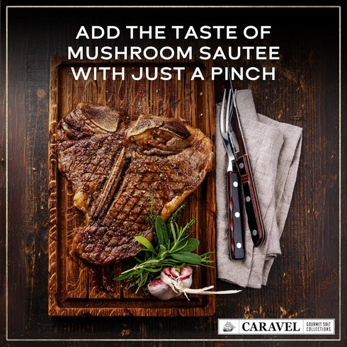 Umami-Packed 4 oz Porcini Sea Salt Infused with Finely Ground Porcini Mushrooms Mushroom Seasoning with Rich & Earthy
