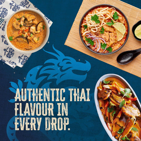 3 8.9 oz (Pack 2) Blue Dragon Step Thai Red Curry Kit - of - Pre-Portioned Sachets of Authentic Thai Red Curry Paste