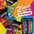 10g 100% Package, 1.84oz (10 Pack 2 Jack Link's DUOs Beef Jerky Meat Snack Sticks with Protein Original & Teriyaki