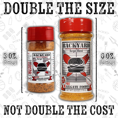 4-Pack Set The Tailgate Foodie Grilling Classics Seasoning and Rub Kit | Gift Box | Ultimate Cooking Gift | All-Purpose