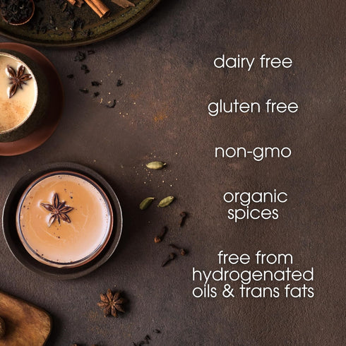 Tiger Spice Chai Tea Latte Mix, 14 Oz, Organic Spices, Black Tea, Dairy Free, 14 Servings