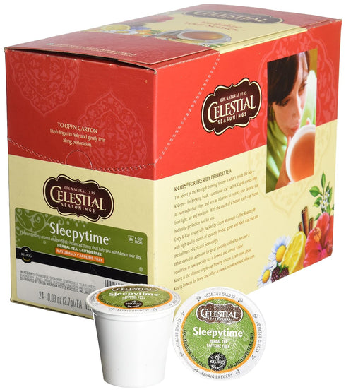 48 Count Celestial Seasonings Sleepytime Herbal Tea K Cup Case for Keurig Brewers
