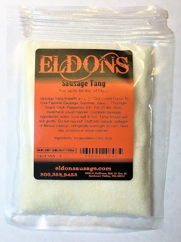 Eldons 4 oz Encapsulated Citric Acid or Sausage Tang for Sausage Making and