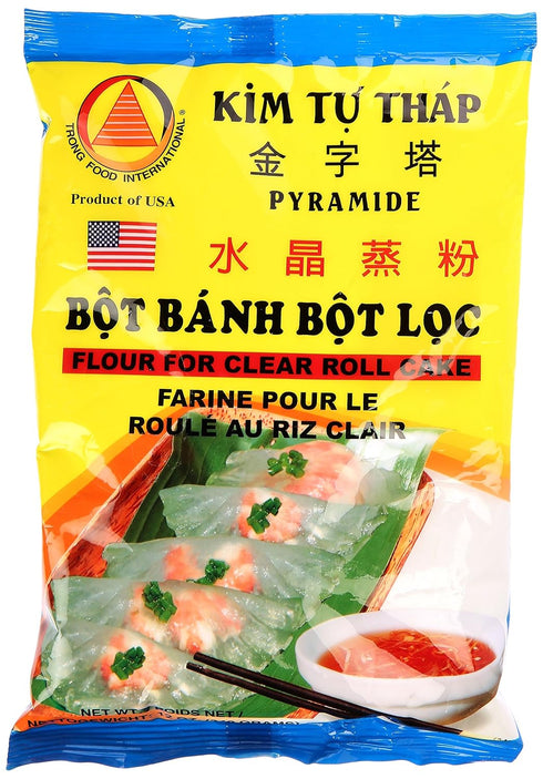 Pyramide Flour for Clear Roll Cake (Banh Bot Loc) - 12 Oz.