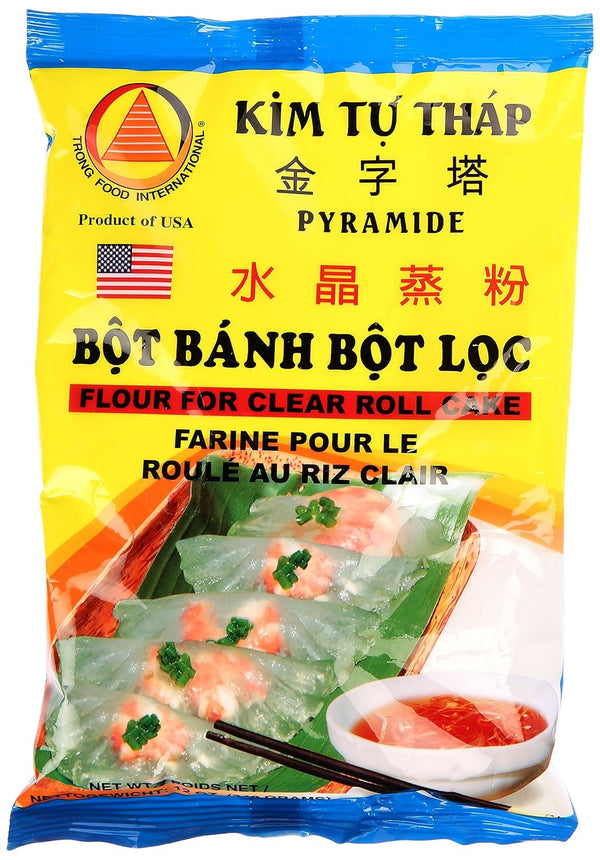 Pyramide Flour for Clear Roll Cake (Banh Bot Loc) - 12 Oz.