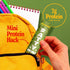7g 1 oz. (Pack 10) FATTY Mini Meat Sticks, Made with Grass Fed Beef, Pork Raised Without Antibiotics, Protein Per