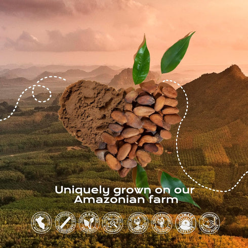 (16 oz) 100% 0% U Chocolate Creations | Organic Cacao Nibs | Fresh from our Farm | natural, Sugar | Perfect topping