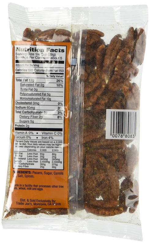Trader Joe's 5 oz Sweet and Spicy Pecans