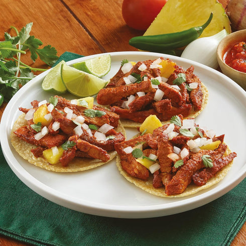 8 oz, Pack 3 Chata Authentic Mexican Carne Al Pastor, Seasoned Pork