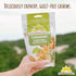 7 oz. Packs Sunshine Nut Company Whole Roasted Lightly Salted Cashews, Handful of Herbs Flavor, Single Bag, Gluten