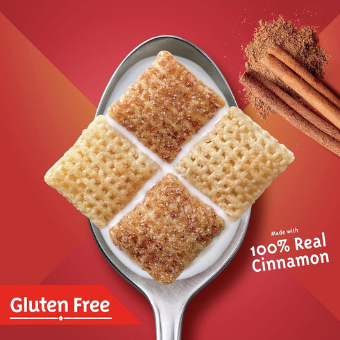 19.2 oz (Pack 5) Chex CinnamonBreakfast Cereal, Gluten Free